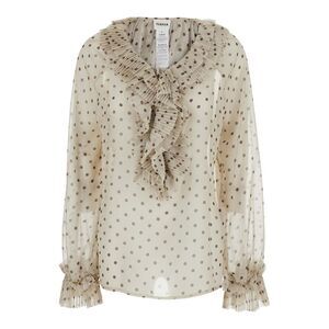 P.A.R.O.S.H. Women Chiffon Stampa Pois